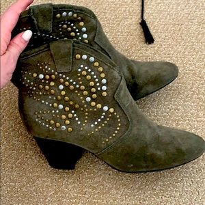 Ash studded booties